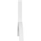 Ekena Millwork Archdale Architectural Grade PVC Gable Bracket, 84"W x 42"H x 4"D x 4"F, 12/12 Pitch GBP084X42X0404ARC00 - alternate 4